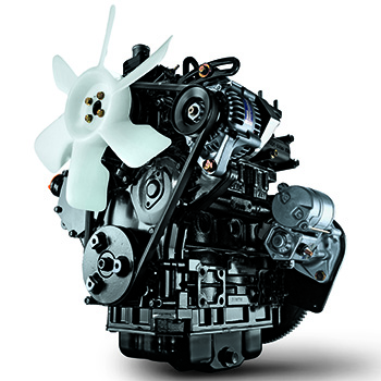 24-hp (17.9-kW) diesel engine